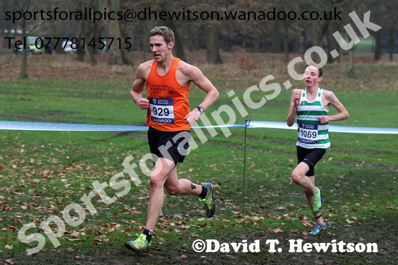 Senior men's European Cross Country Trials, Sefton Park, Liverpool. Photo: David T. Hewitson/Sports for All Pics